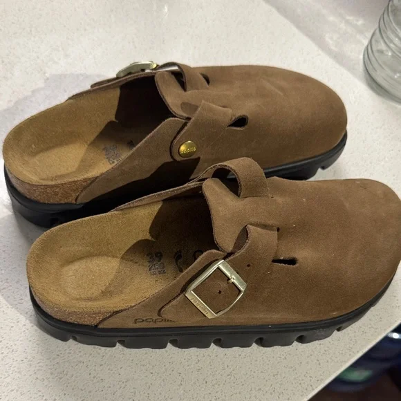 Birkenstock Men's Brown Suede Loafers - Picture 3 of 5